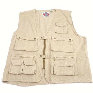 Vintage Protest Mens Cream Vest